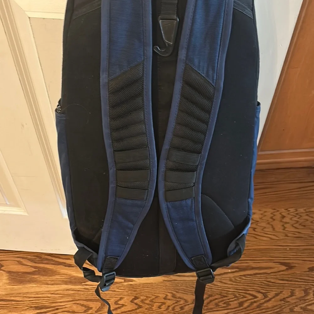 Nike Blue and Black Duffel Bag with Sporty Design